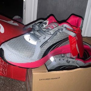 Girls puma running shoes